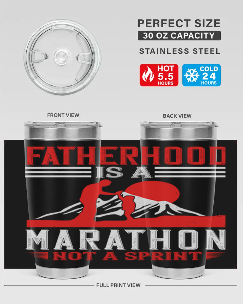 fatherhood is a marathon not a sprint 261#- fathers day- Tumbler