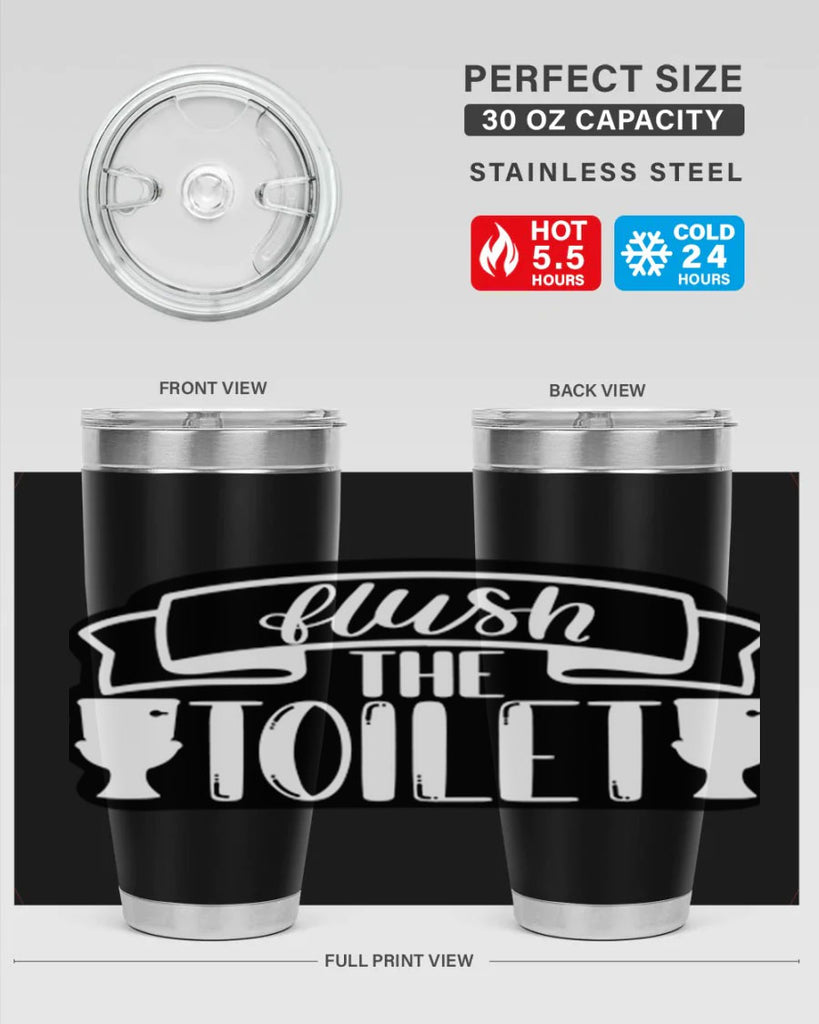 flush the toilet 40#- bathroom- Tumbler