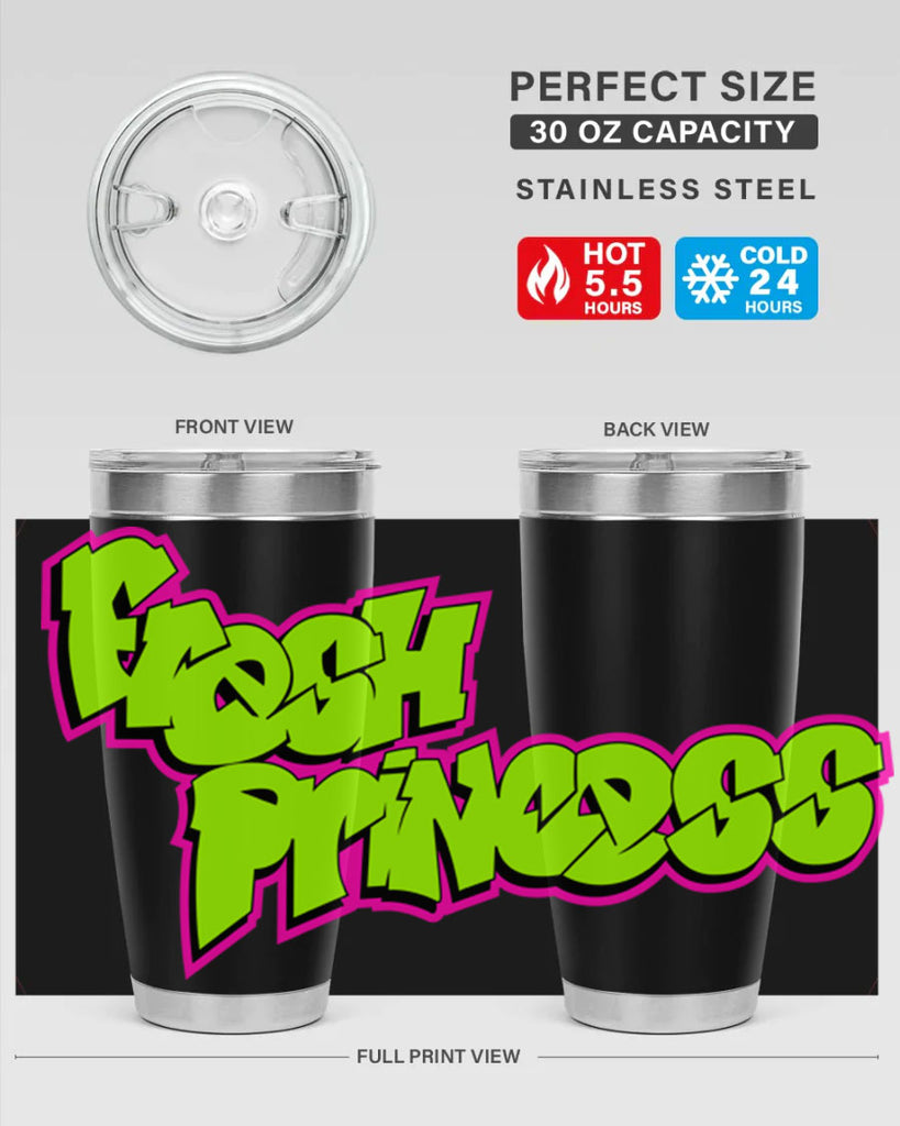 fresh princess 145#- black words phrases- Cotton Tank