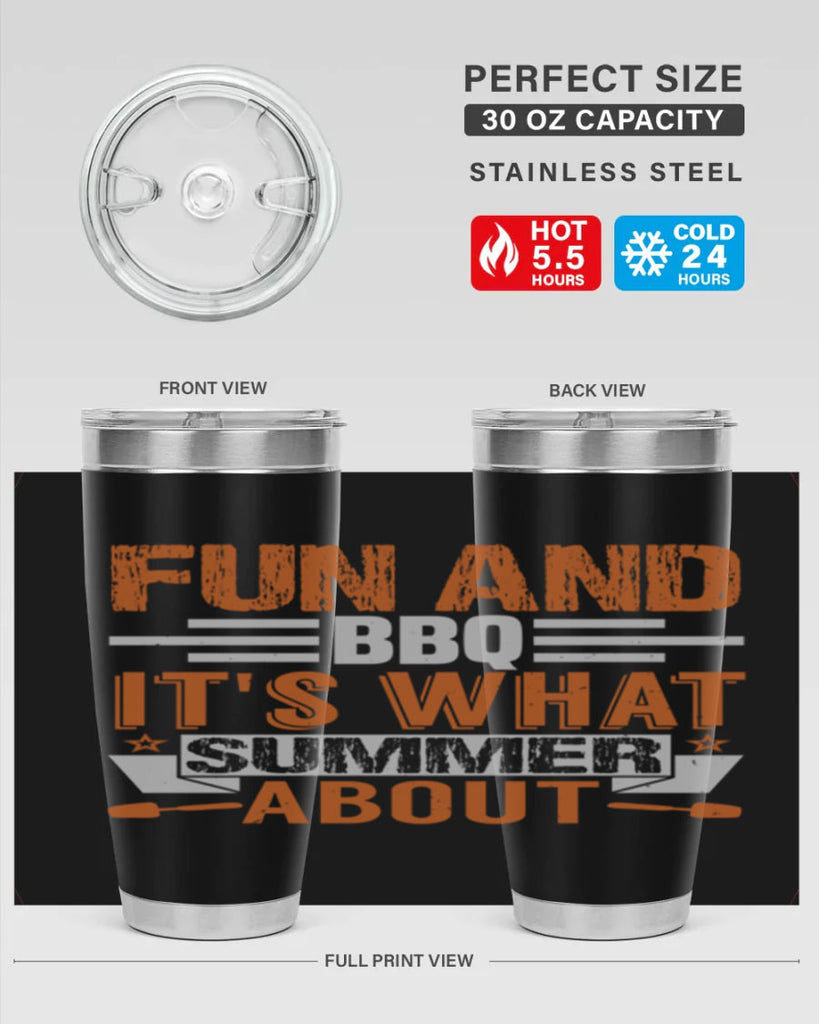 fun and bbq 44#- bbq- Tumbler