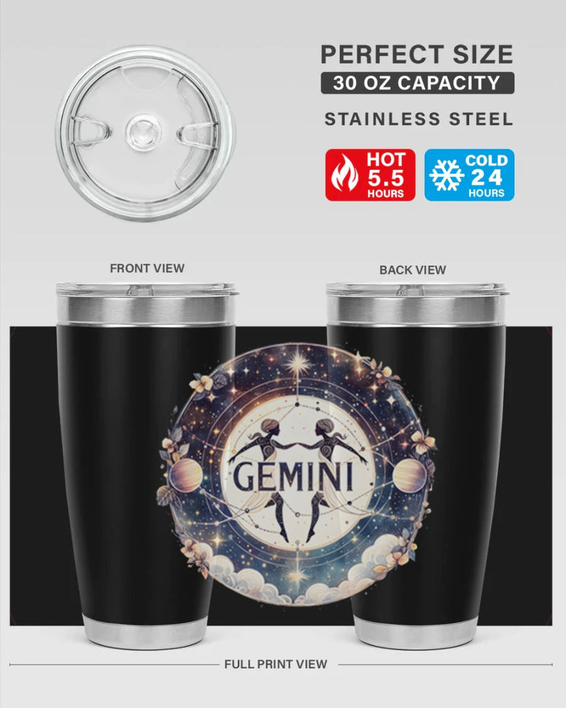 gemini 237#- zodiac- Tumbler