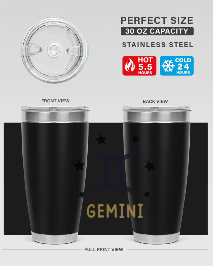 gemini 241#- zodiac- Tumbler