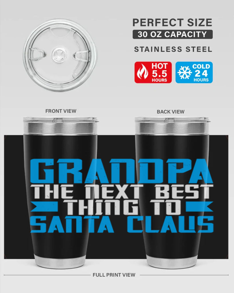 grandpa Santa Claus 109#- grandpa - papa- Tumbler