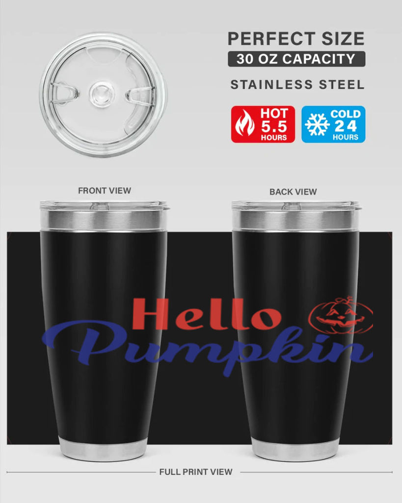 hello pumpkin 288#- fall- Tumbler