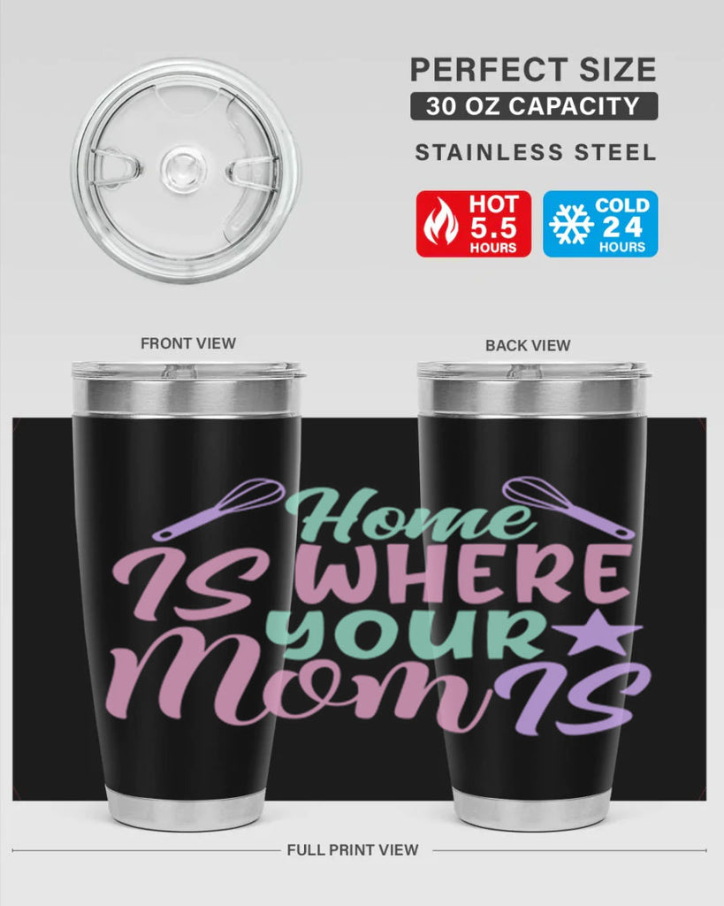 home is where your mom is 37#- home- Tumbler