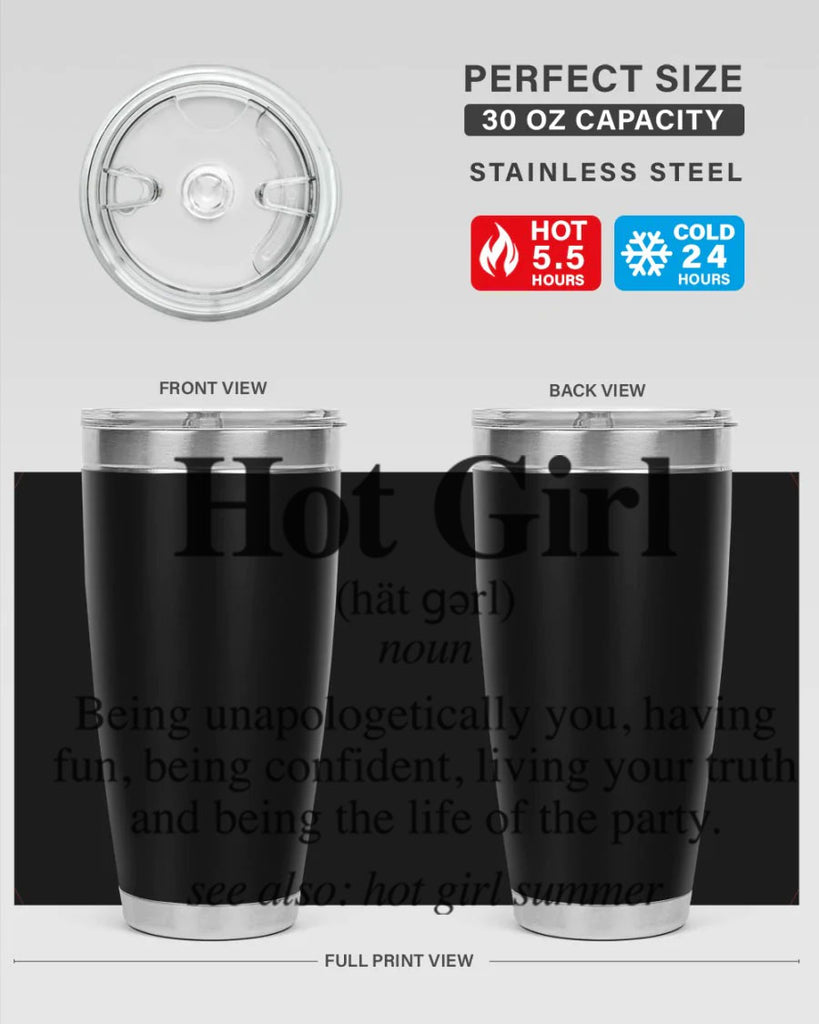 hot girl  summer definition 125#- black words phrases- Cotton Tank