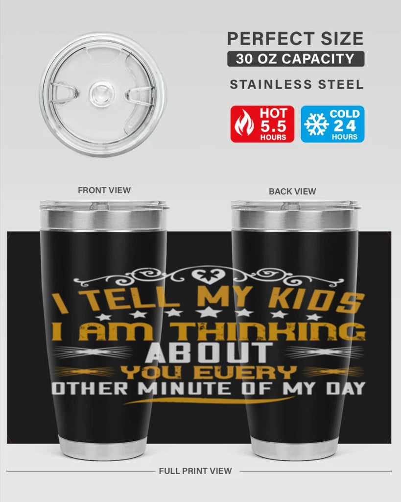 i tell my kids 151#- mom- Tumbler