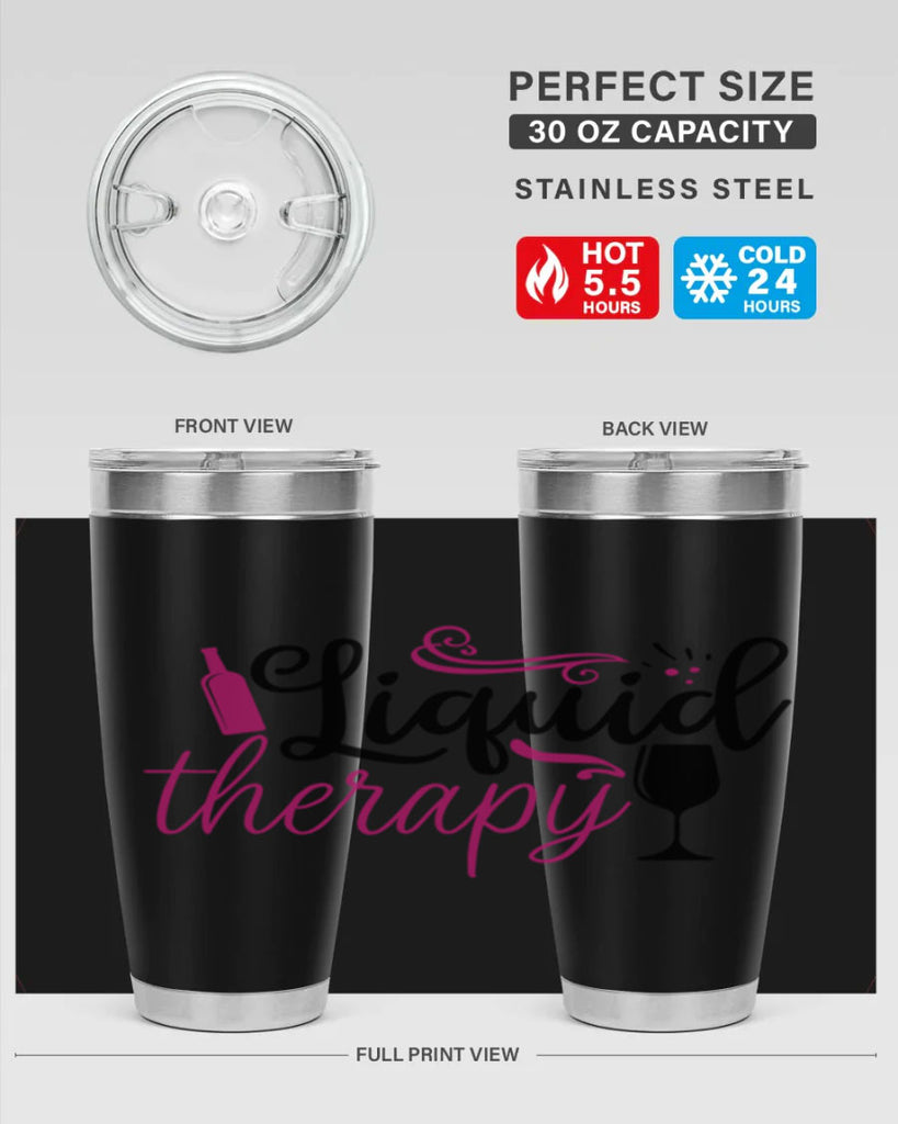 liquid therapy 185#- wine- Tumbler