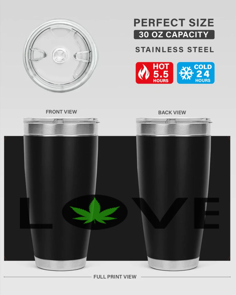 love cannabis 189#- marijuana- Tumbler