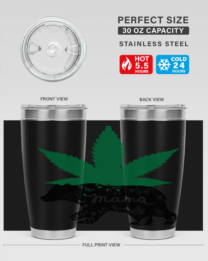 mama bear weed 196#- marijuana- Tumbler