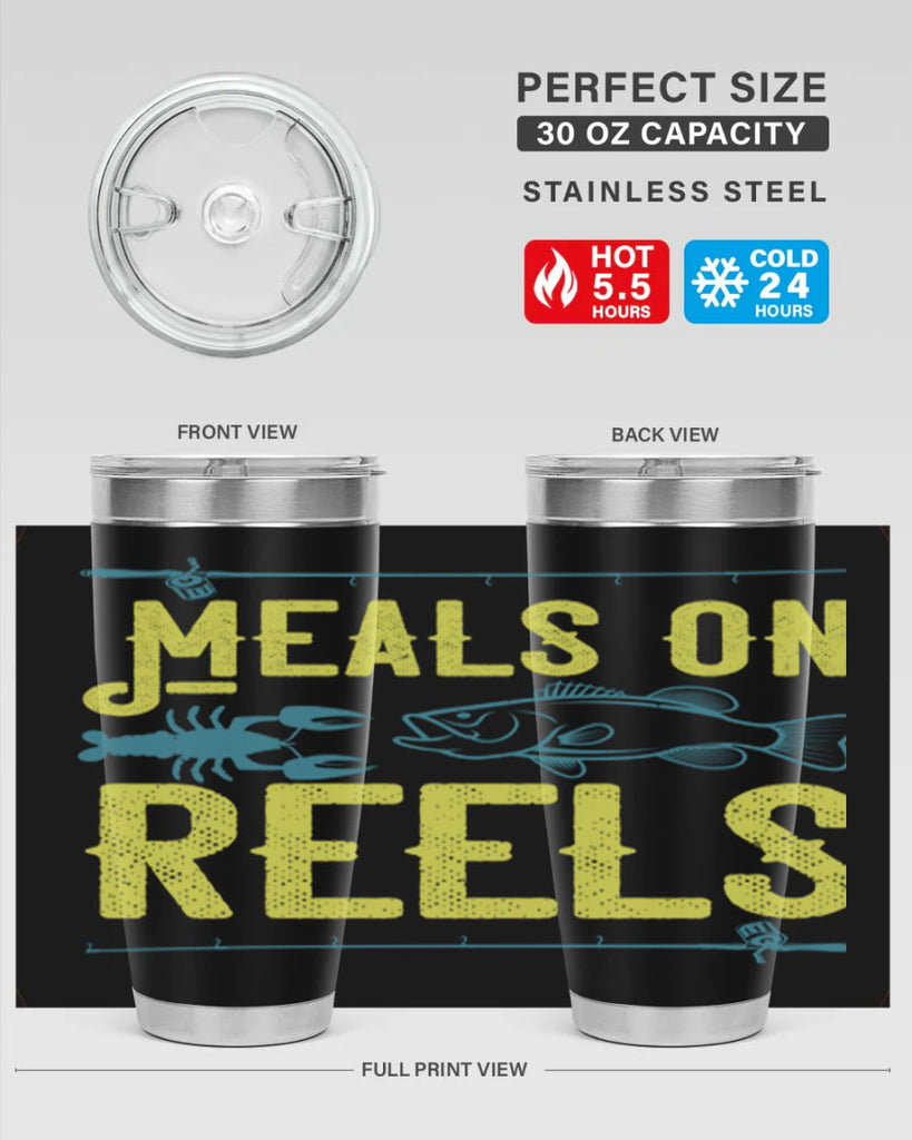 meals on reels 241#- fishing- Tumbler