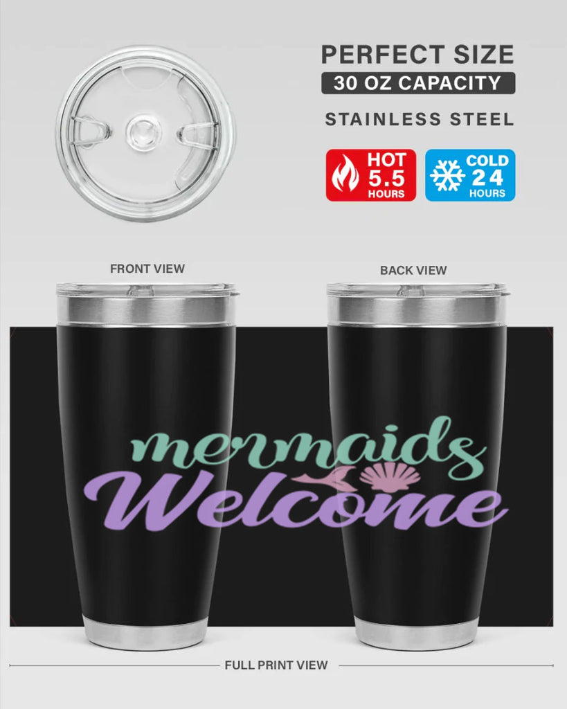 mermaids welcome 6#- mermaid- Tumbler