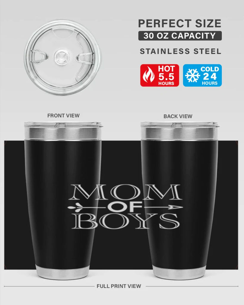 mom of boys 429#- mom- Tumbler