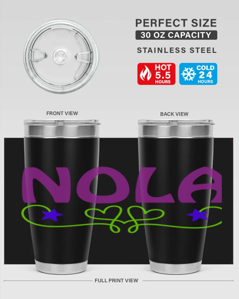 nola 5#- mardi gras- Tumbler