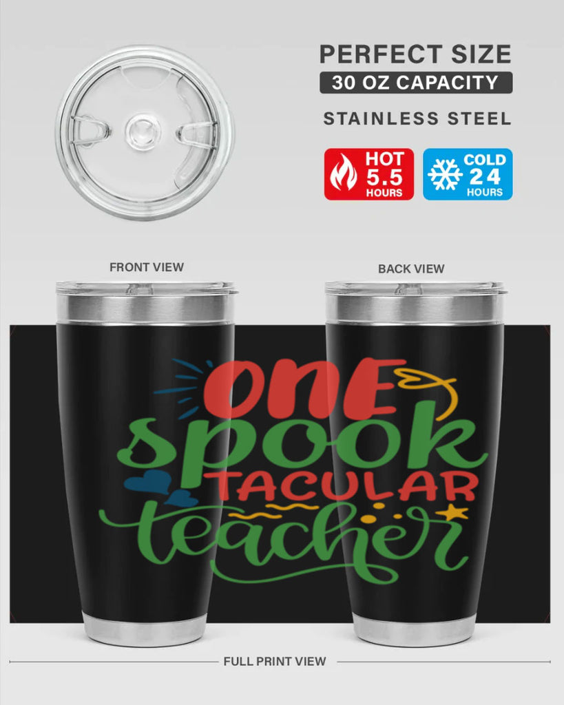 one spook tacular teacher Style 159#- teacher- tumbler