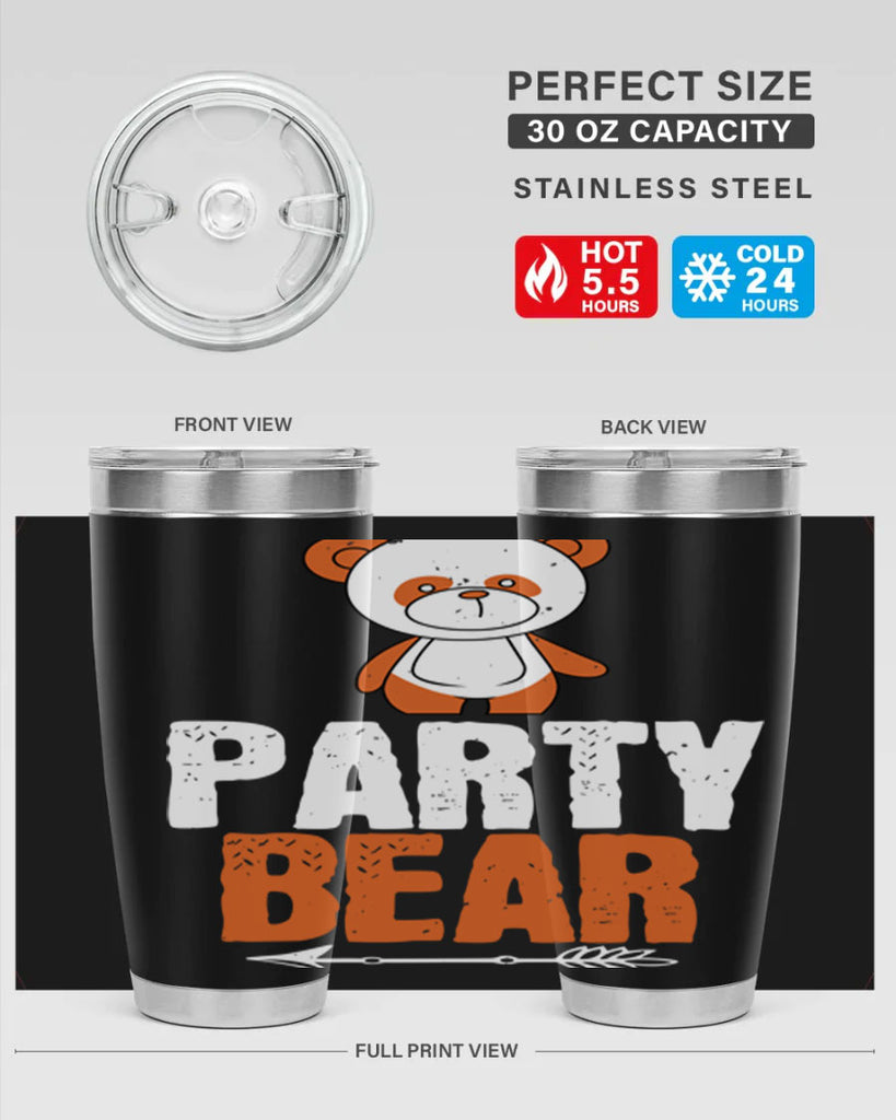 party bear 25#- Bears- Tumbler