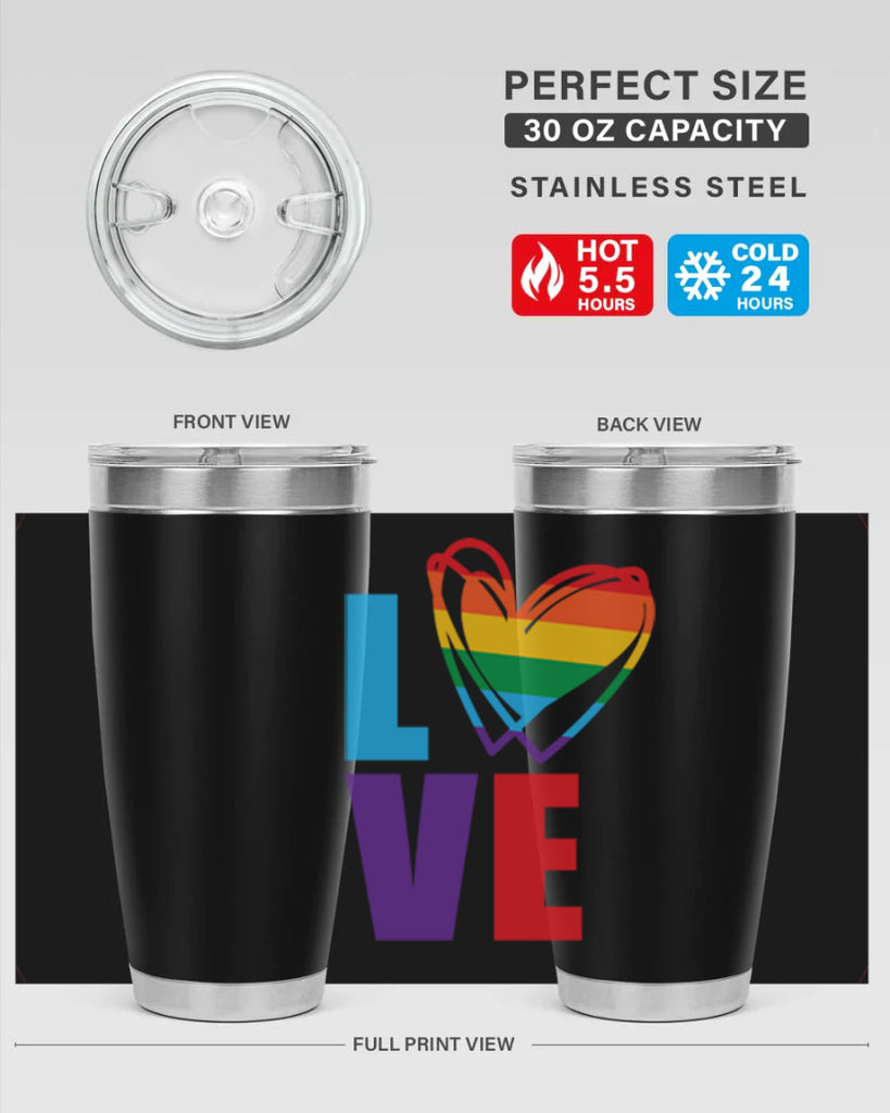 pride love heart 64#- lgbt- Tumbler