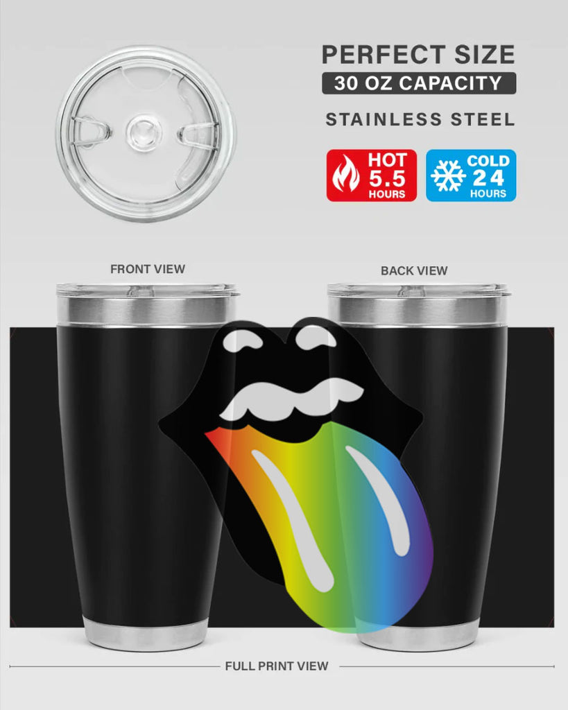 rainbow mouth and tongue 5#- lgbt- Tumbler