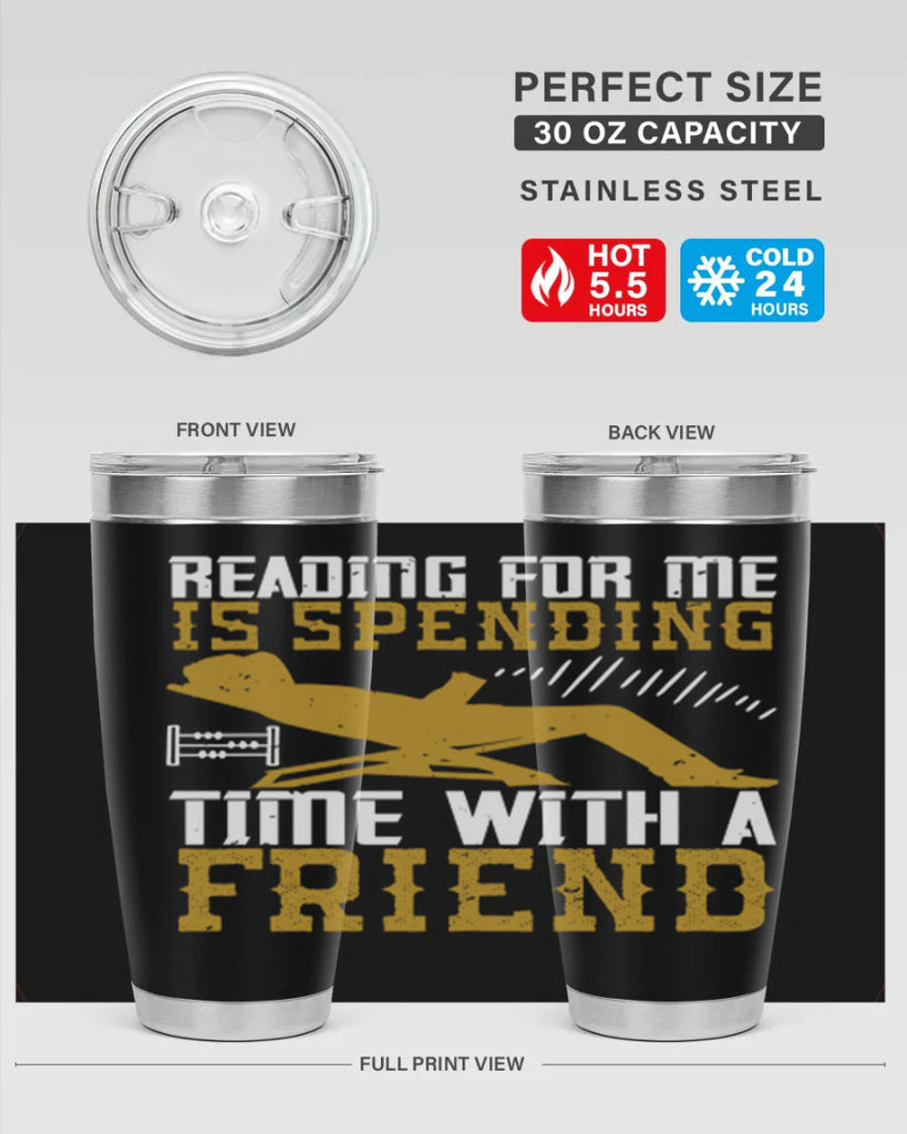 reading for me is spending time with a friend 19#- reading- Tumbler