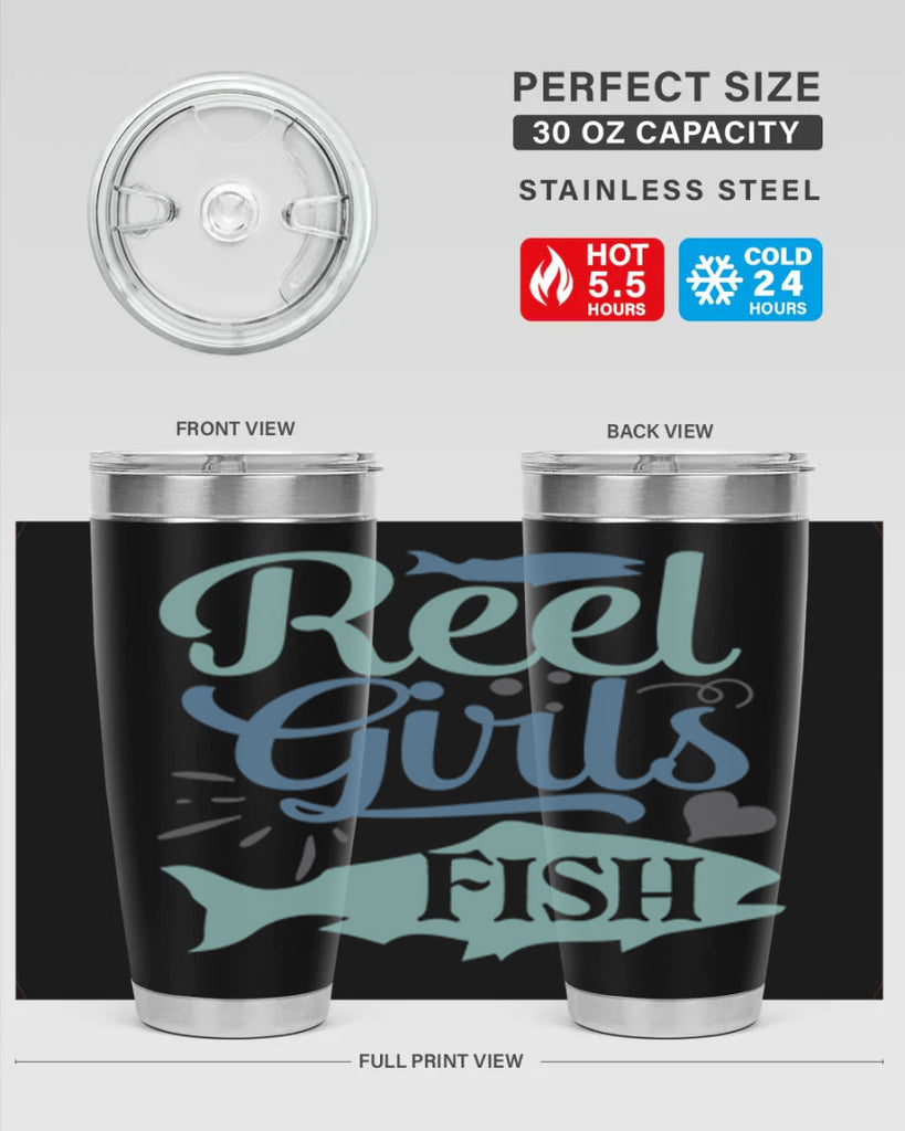 reel girls fish 198#- fishing- Tumbler