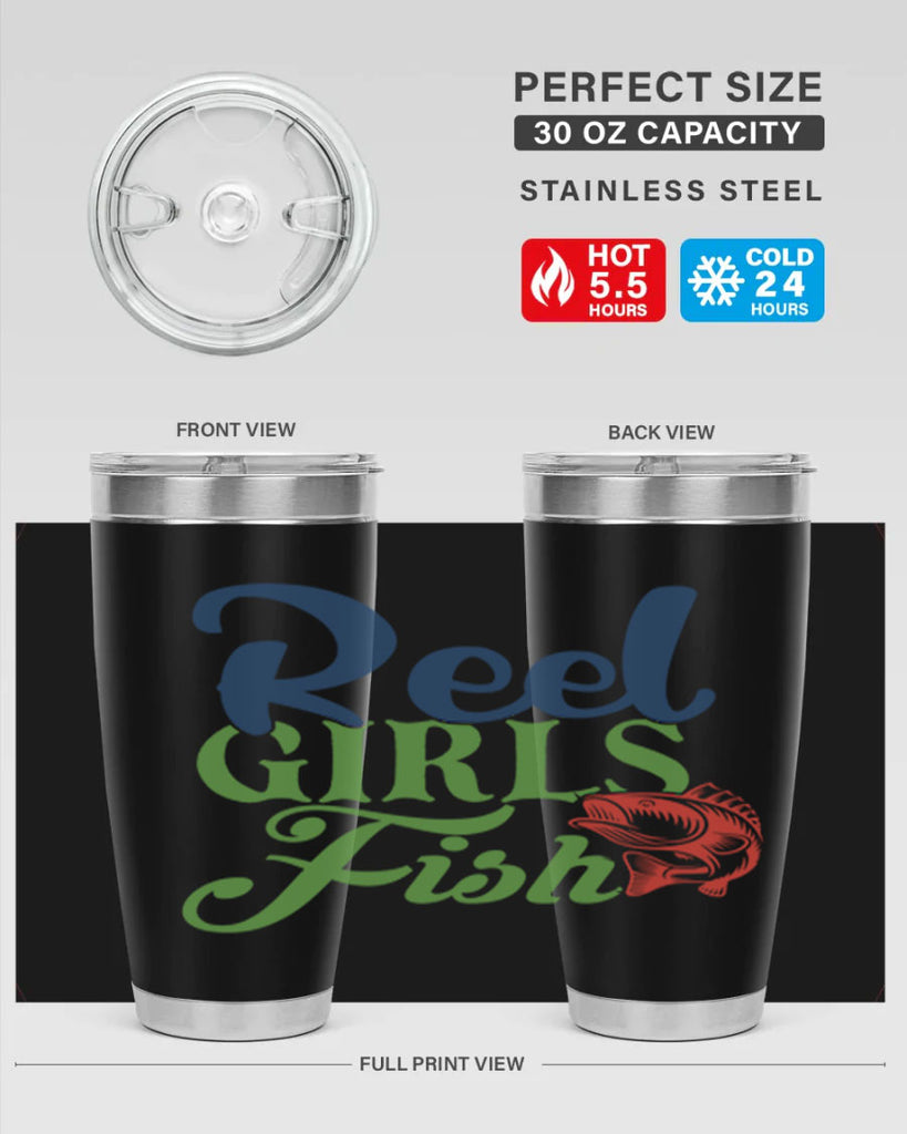 reel girls fish 199#- fishing- Tumbler