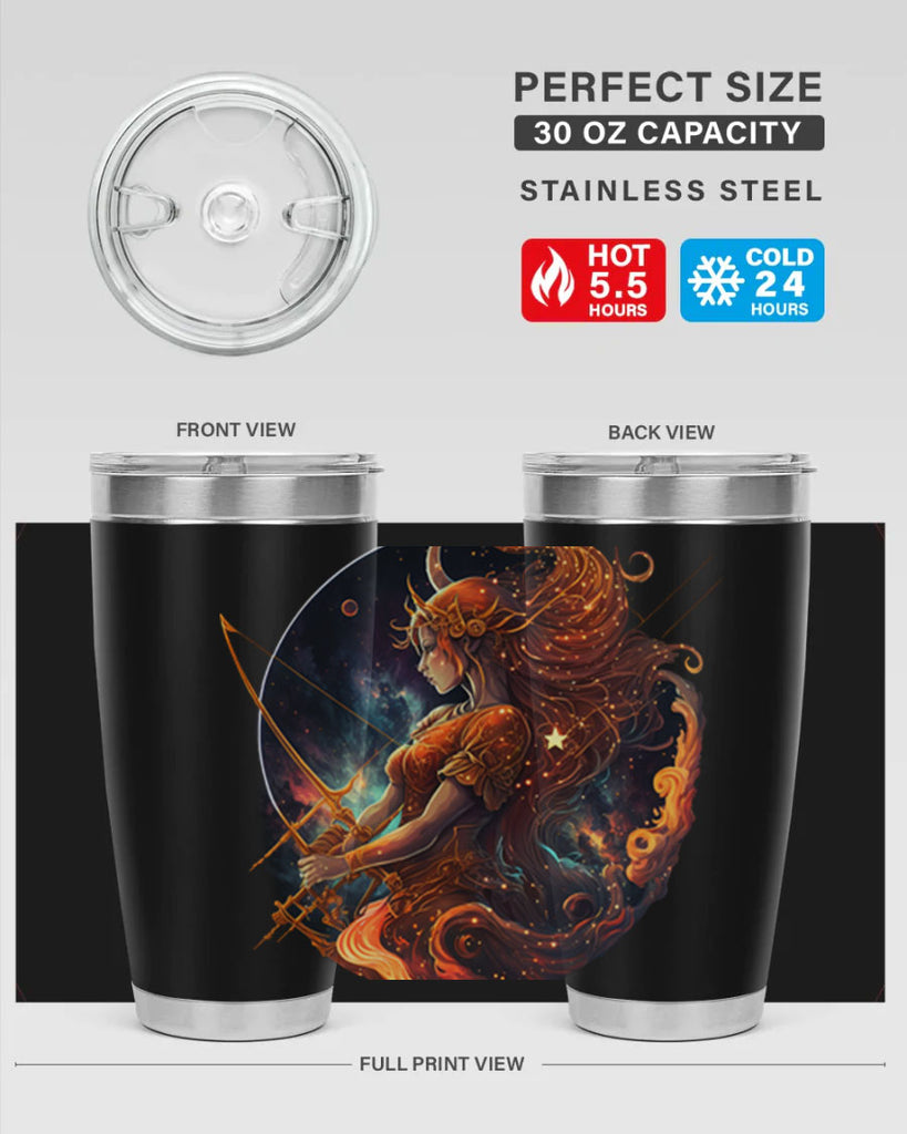 sagittarius 417#- zodiac- Tumbler