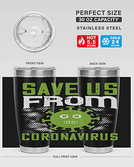 save us from coronavirus Style 25#- corona virus- Cotton Tank