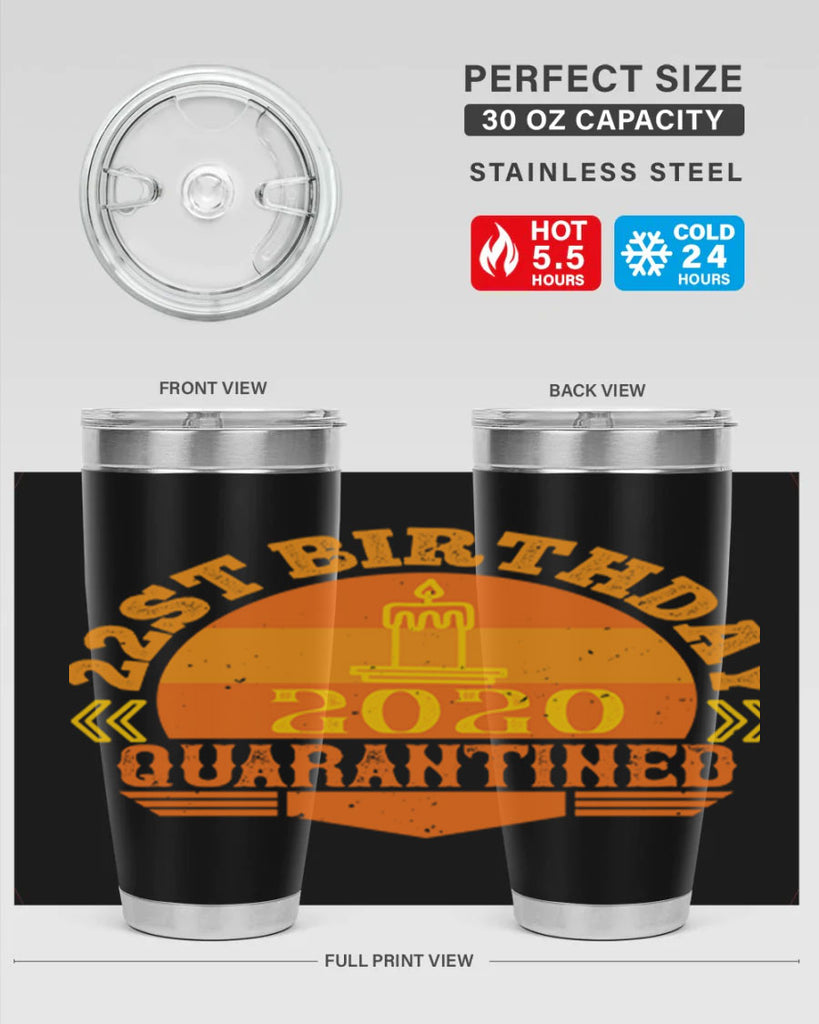 st birthday quarantined 274#- fathers day- Tumbler