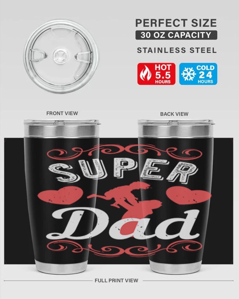 super dad 178#- fathers day- Tumbler