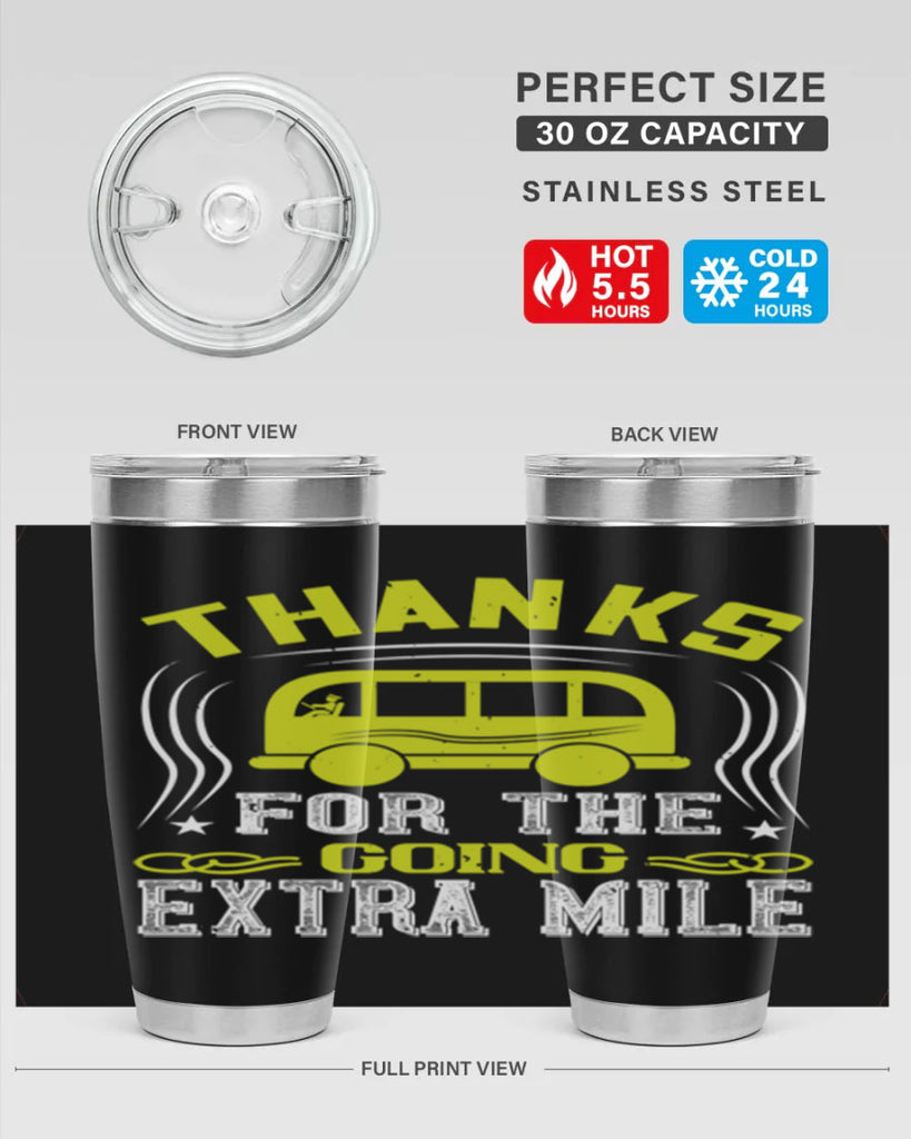 thanks for the going extra mile Style 14#- bus driver- tumbler