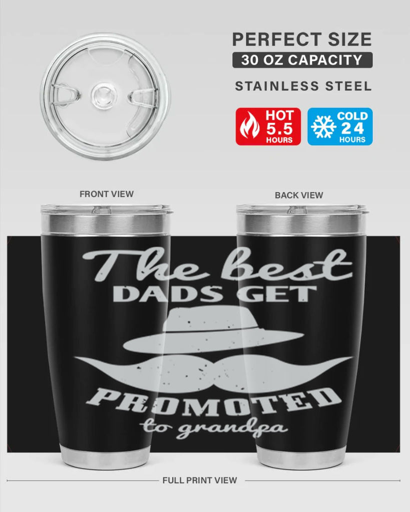 the best dads get promoted 164#- fathers day- Tumbler