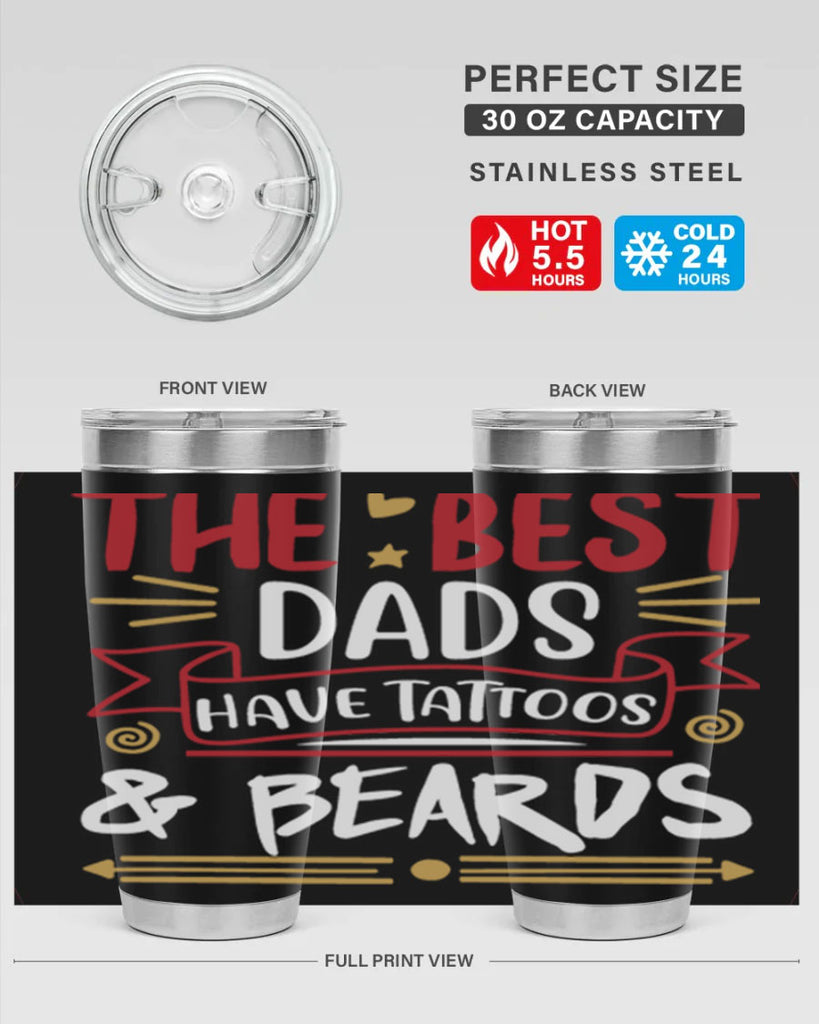 the best dads have tattoos beards 3#- fathers day- Tumbler