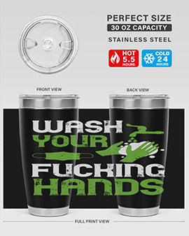 wash your fucking hands Style 14#- corona virus- Cotton Tank