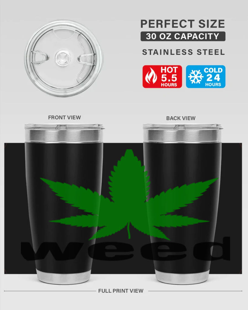 weed 279#- marijuana- Tumbler