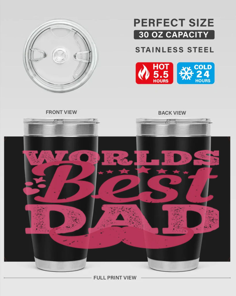 worlds best dad 142#- fathers day- Tumbler