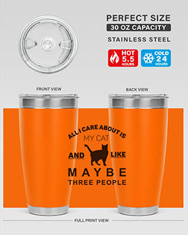 All I Care About is Style 26#- cat- Tumbler