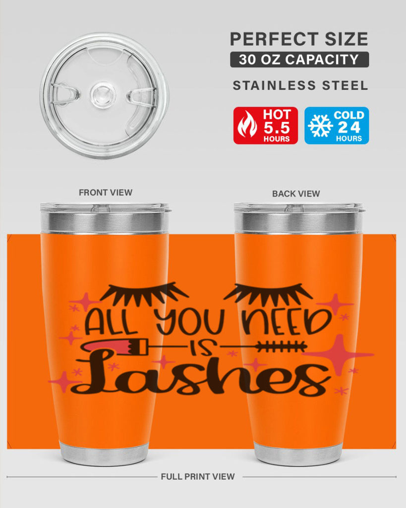 All You Need Is Lashes Style 145#- make up- Tumbler