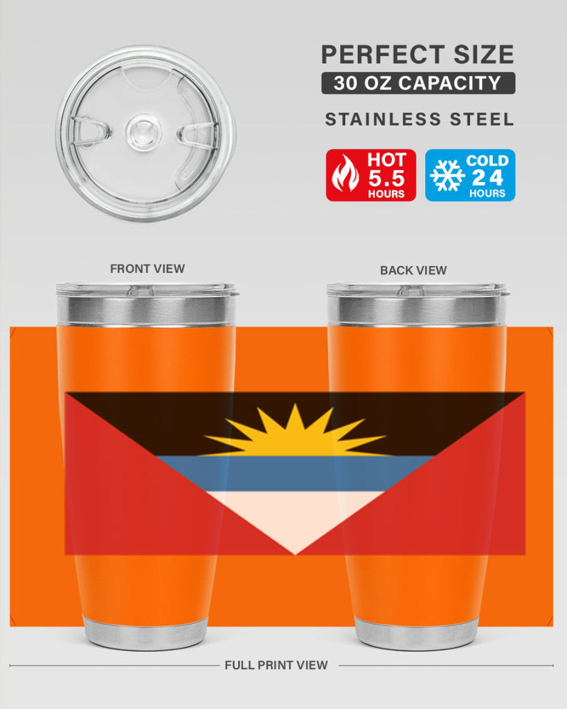 Antigua and Barbuda 192#- world flags- Tumbler