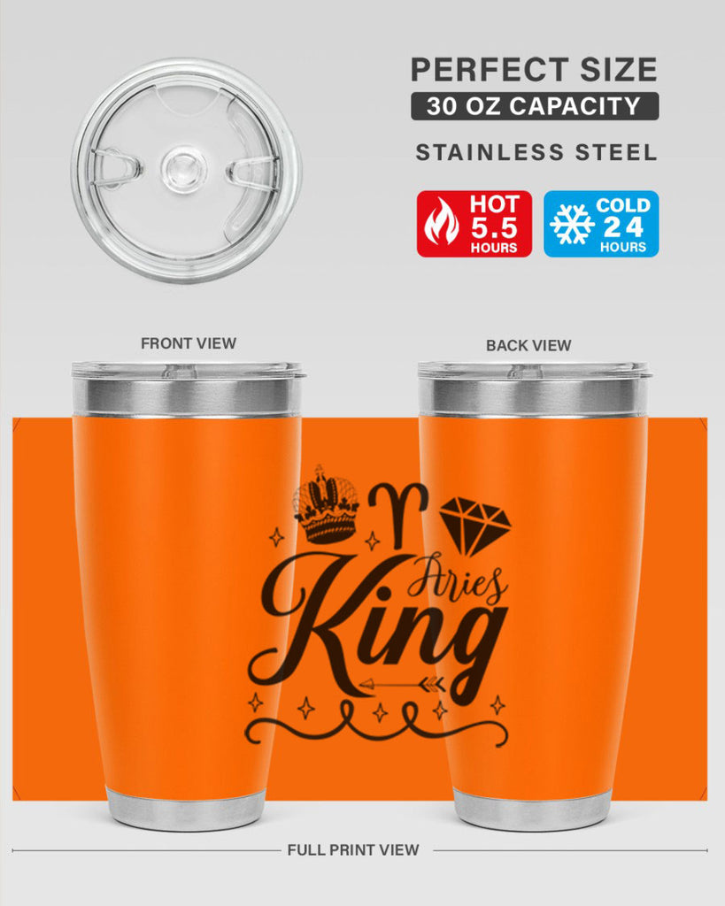 Aries king 111#- zodiac- Tumbler