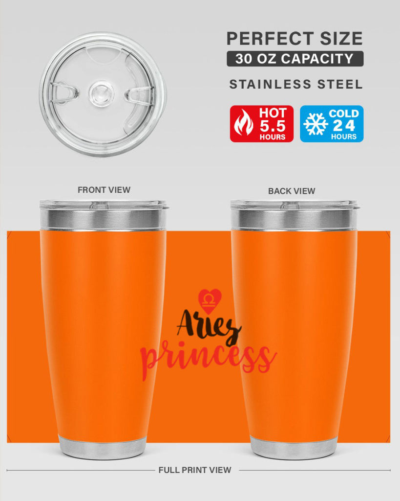 Aries princess 98#- zodiac- Tumbler