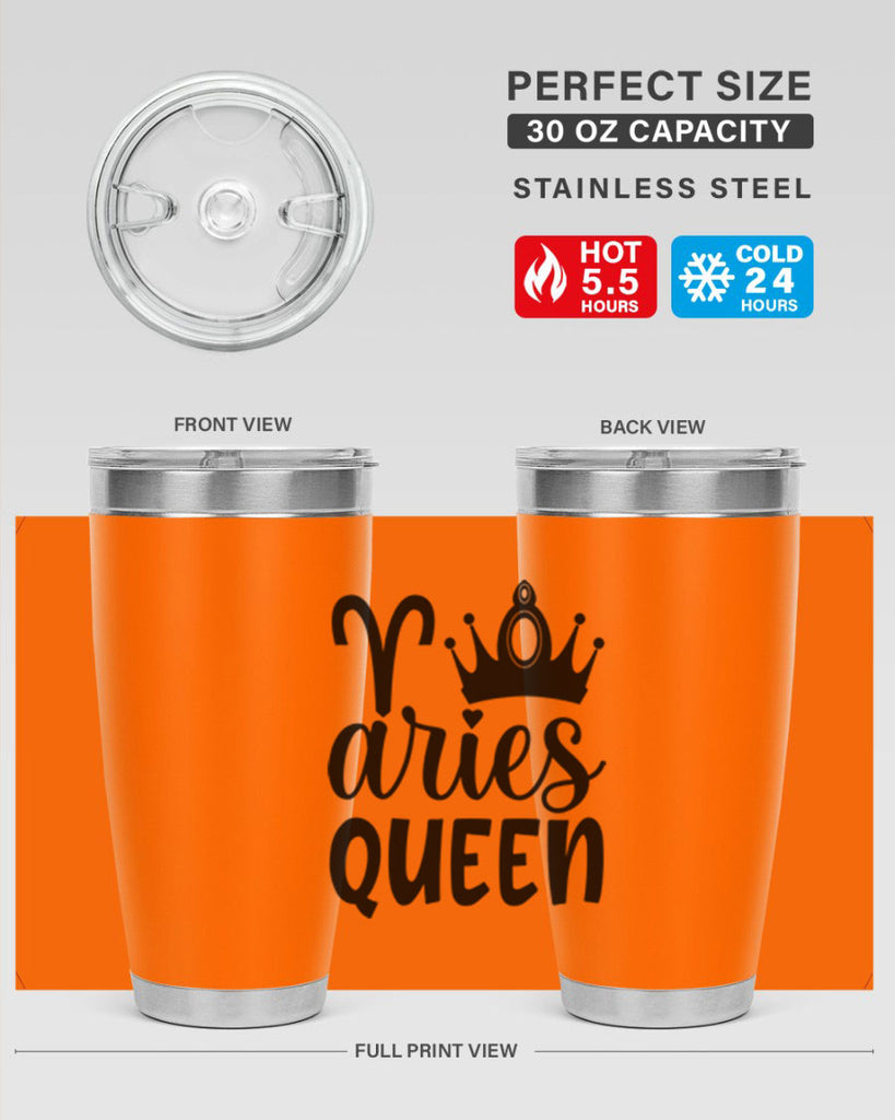 Aries queen 118#- zodiac- Tumbler