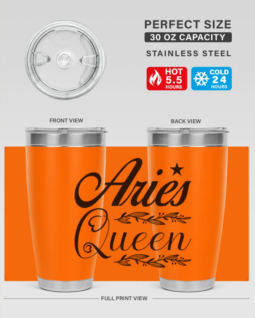 Aries queen 119#- zodiac- Tumbler
