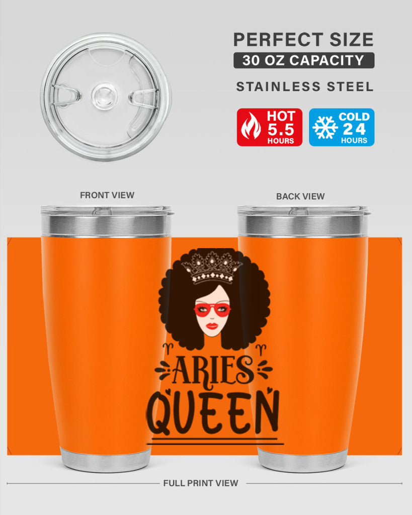 Aries queen 120#- zodiac- Tumbler