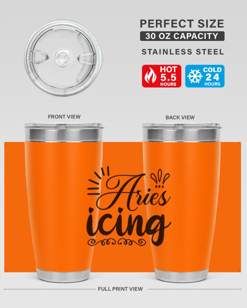 Ariesicing 105#- zodiac- Tumbler