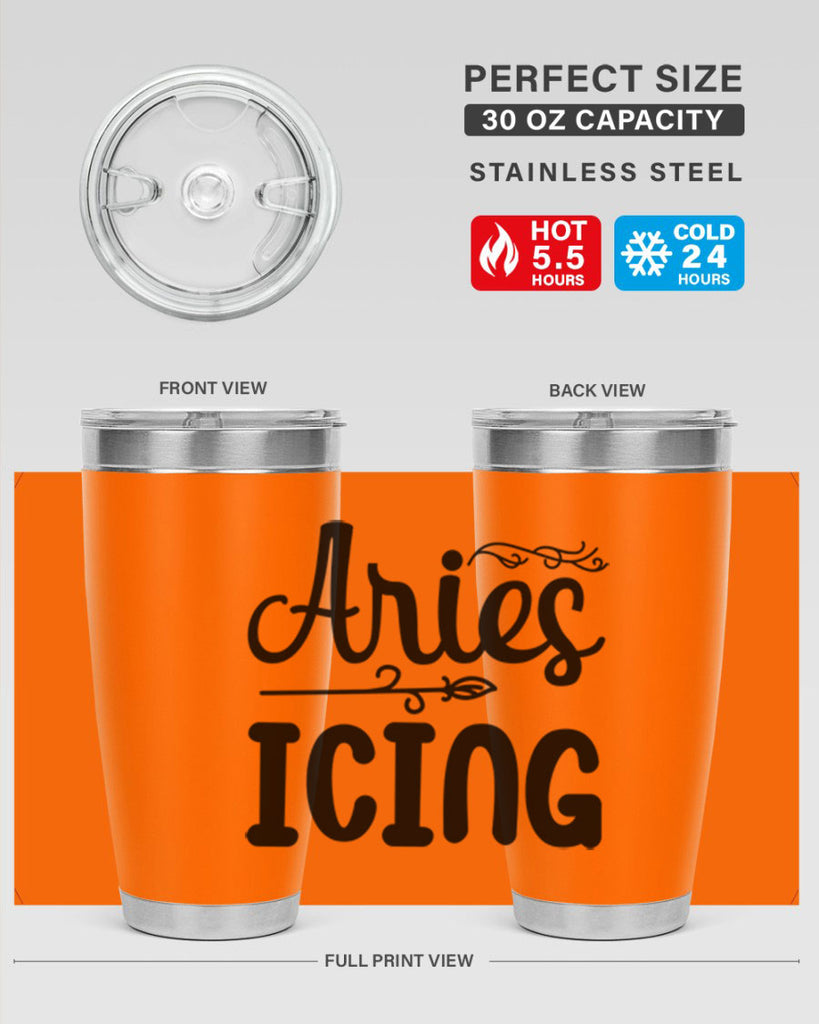 Ariesicing 106#- zodiac- Tumbler