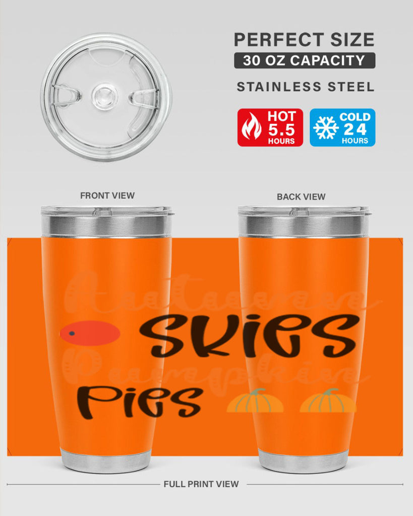 Autumn Skies Pumpkin Pies 30#- fall- Tumbler