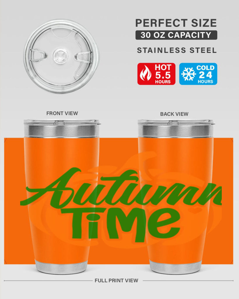 Autumn Time 34#- fall- Tumbler