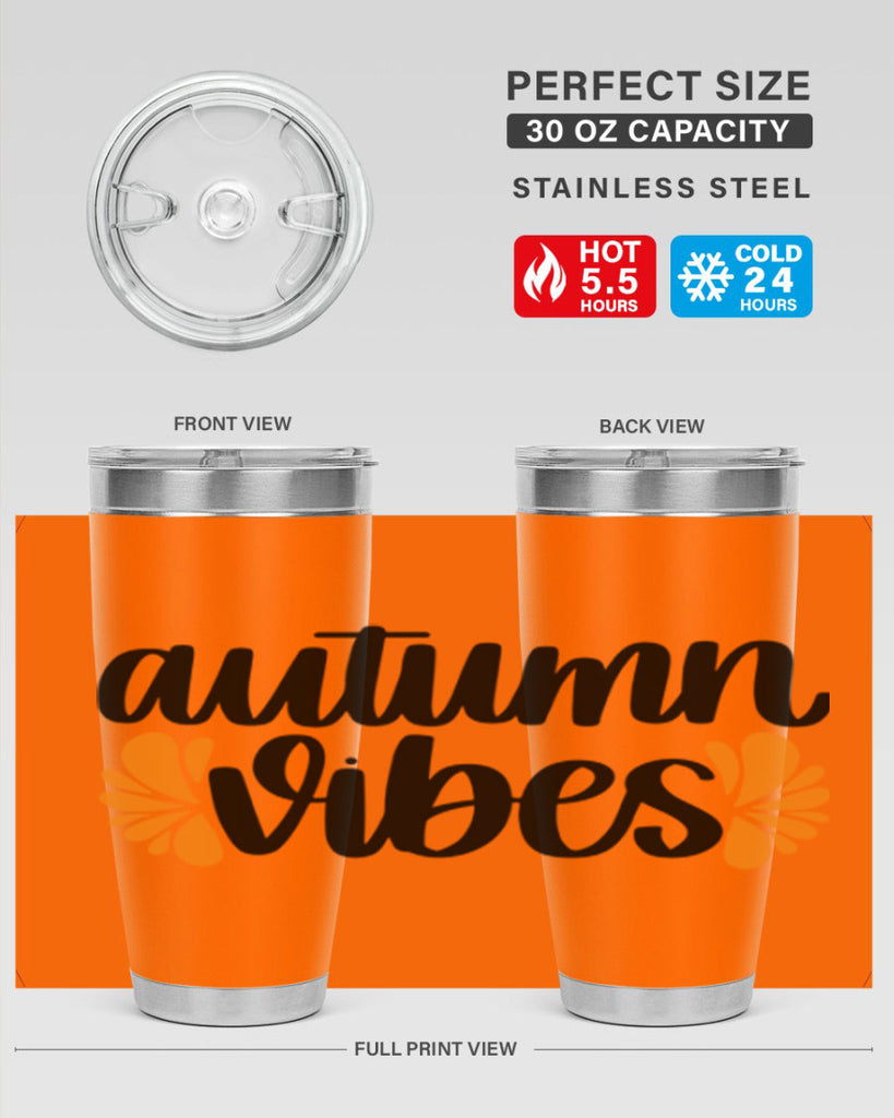 Autumn Vibes 478#- fall- Tumbler