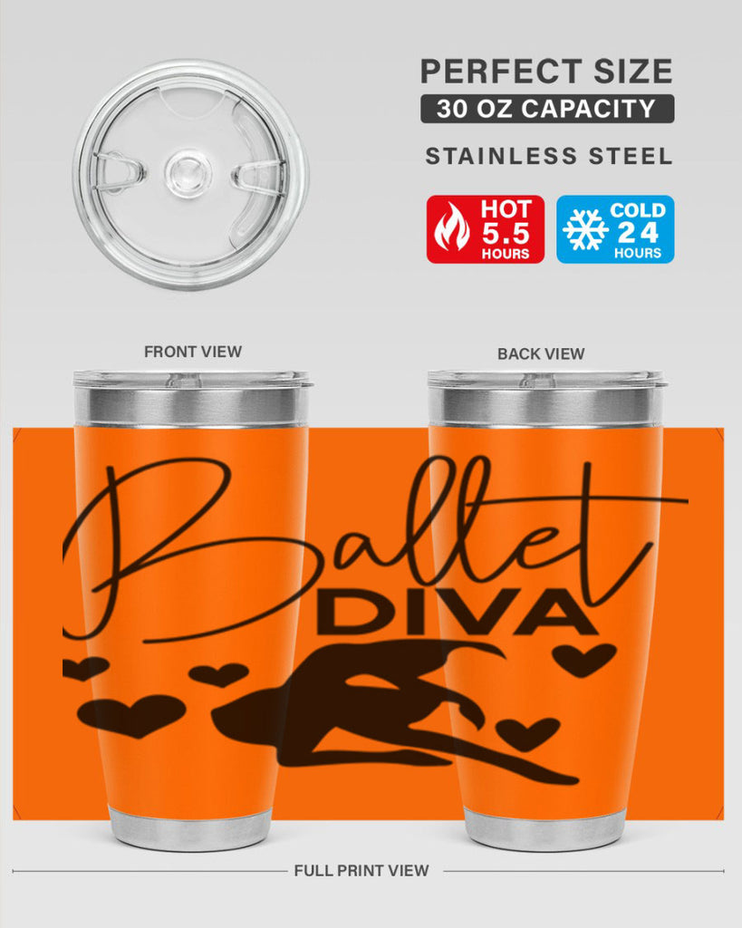 Ballet Diva 5#- ballet- Tumbler