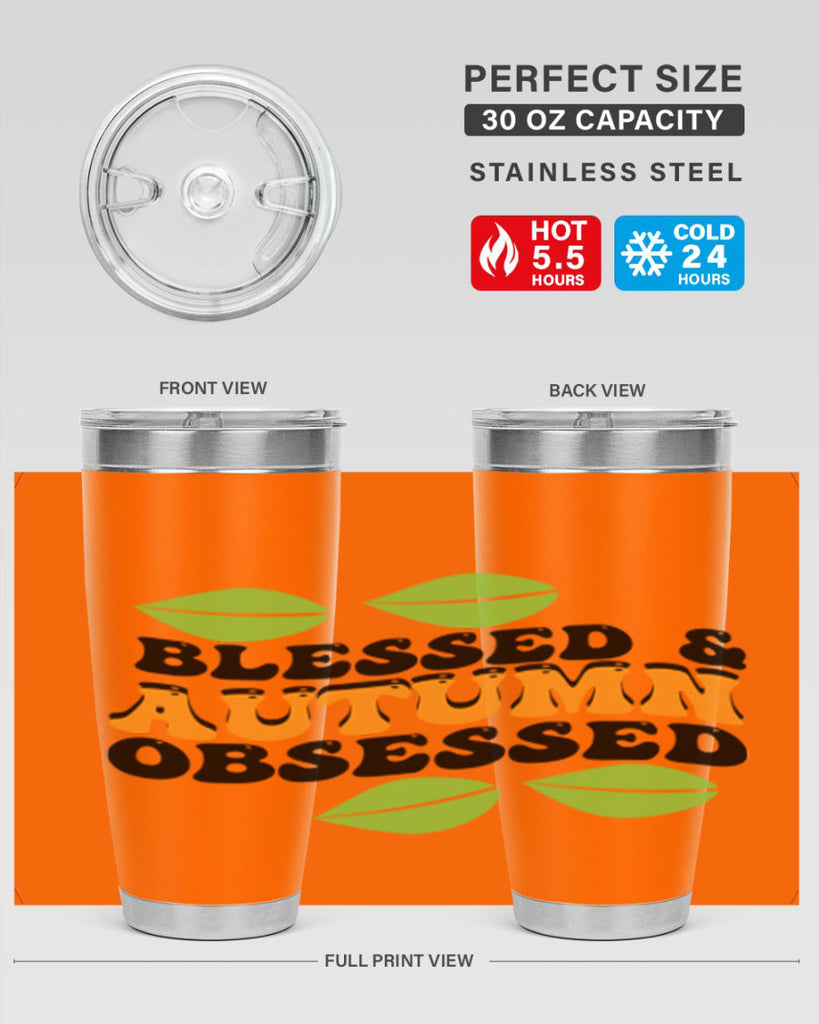 Blessed Autumn Obsessed 48#- fall- Tumbler